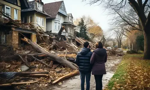 Property Damage from Heavy Rain in Dubai