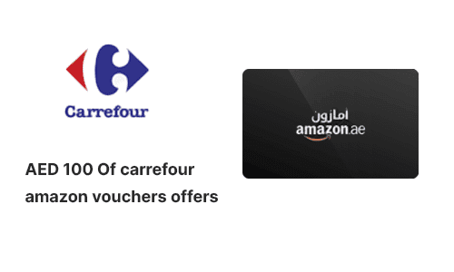 Ajman Bank AED 100 of Carrefour & Amazon Vouchers Credit Card offers
