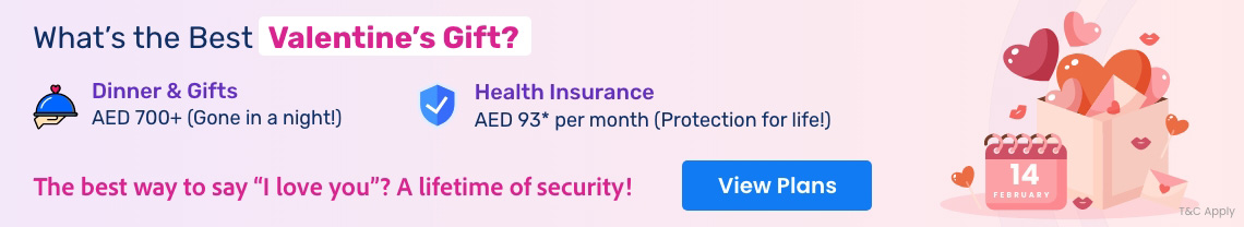 Health insurance offer banner