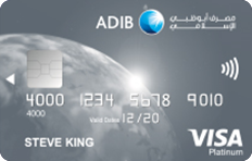 ADIB Cashback Visa Platinum Card